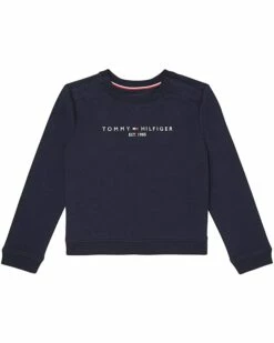 Discount ⭐ Tommy Hilfiger Adaptive Hoodies & Sweatshirts Sweatshirt with Velcro Brand Closures at Shoulders (Little Kids/Big Kids) ✔️