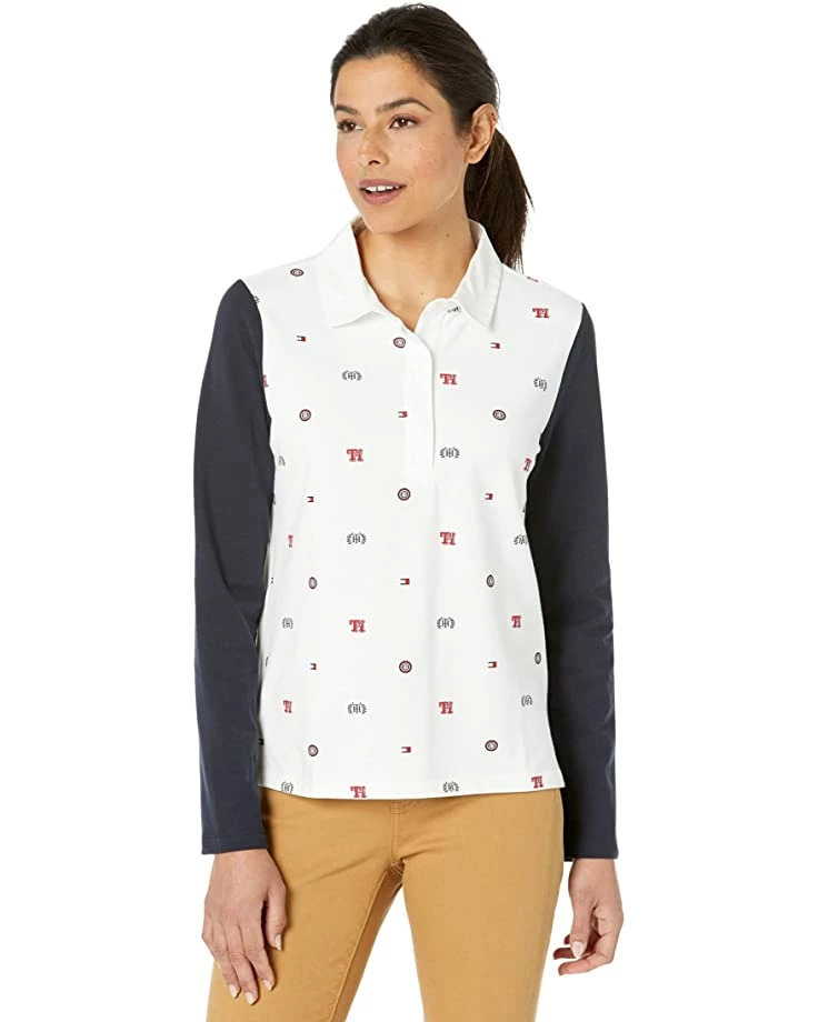 Hot Sale ❤️ Tommy Hilfiger Shirts & Tops Multi Badge Rugby Polo 🧨