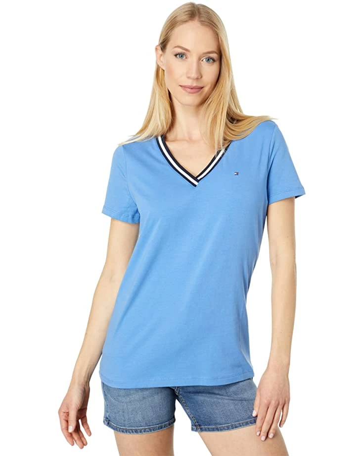 Hot Sale ❤️ Tommy Hilfiger Shirts & Tops Short Sleeve V-Neck Tee 💯