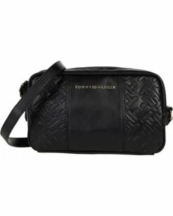 Best deal โ๏ธ Tommy Hilfiger Handbags Kinsley II-Camera Crossbody-TH Bias Embossed PVC ๐