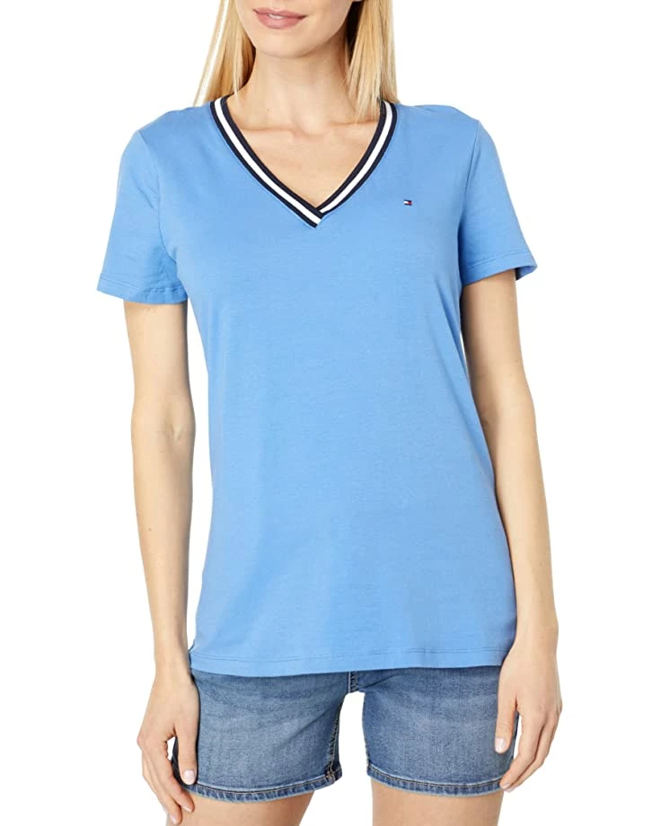 71nUW9h8hGL._AC_SR736920_.jpg Hot Sale ❤️ Tommy Hilfiger Shirts & Tops Short Sleeve V-Neck Tee 💯 -Tommy Hilfiger Sales Shop 71nUW9h8hGL. AC SR736920
