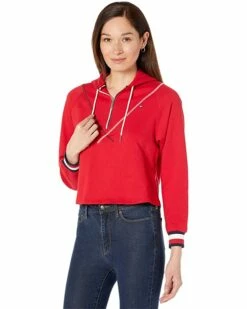 Deals ✨ Tommy Hilfiger Hoodies & Sweatshirts 1/2 Zip Hoodie Pullover 🥰