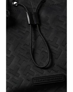 Promo ✨ Tommy Hilfiger Handbags Jillian II-Bucket Satchel-TH Bias Embossed Nylon ❤️ -Tommy Hilfiger Sales Shop 91veXBrEg9L. AC SR736920